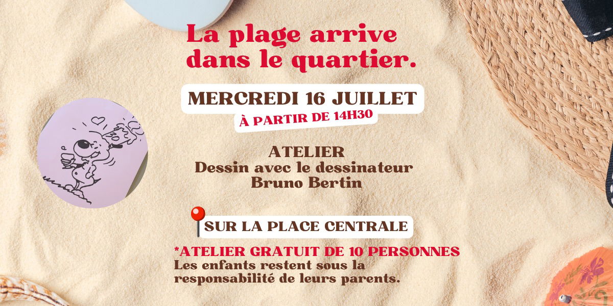 Atelier dessin avec Bruno BERTIN