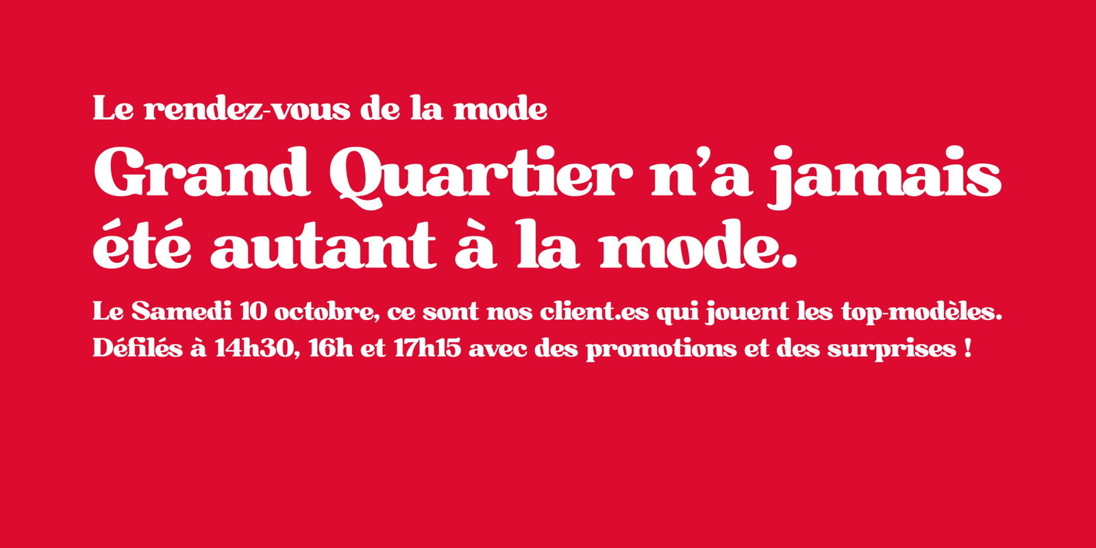 Défilé de mode