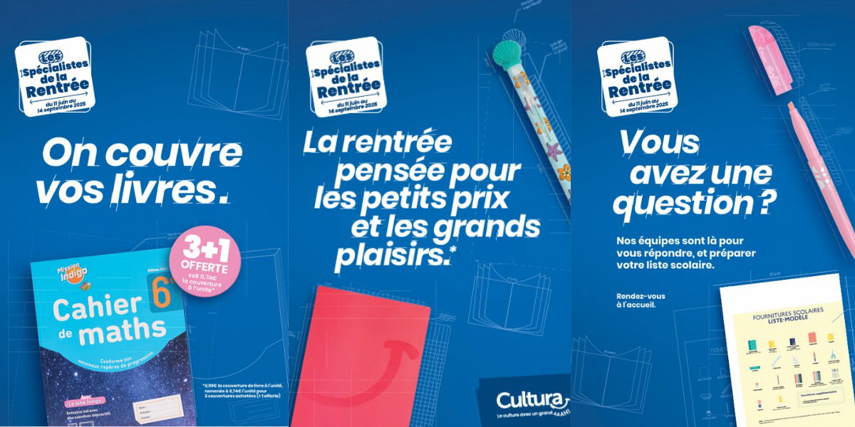 La rentrée scolaire avec Cultura !