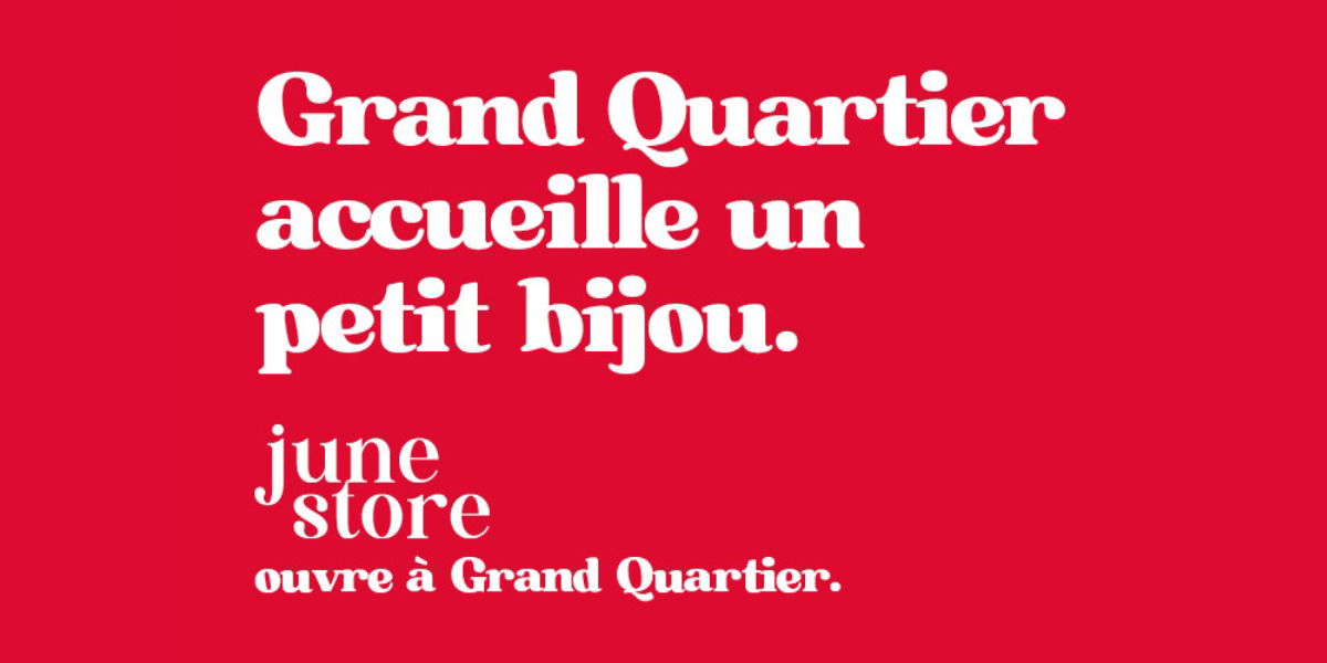Ouverture Nouvelle boutique JUNE STORE