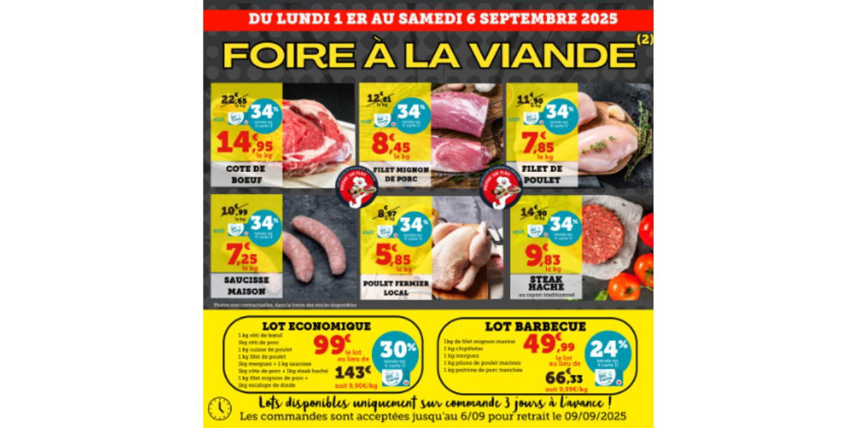 Foire à la viande chez SUPER U