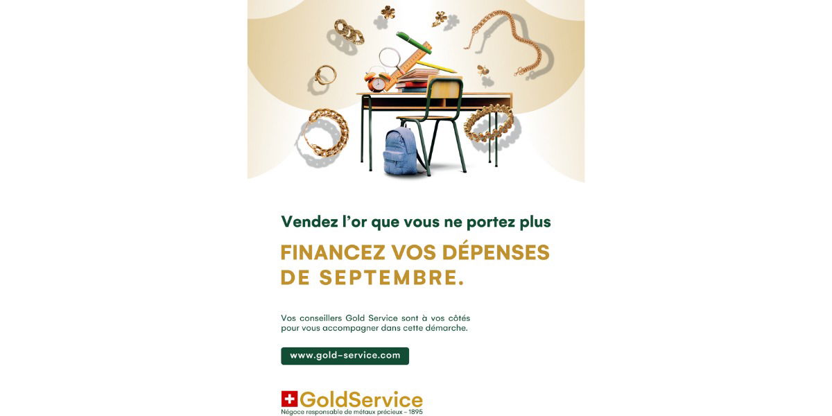Vendez l'or que vous ne portez plus