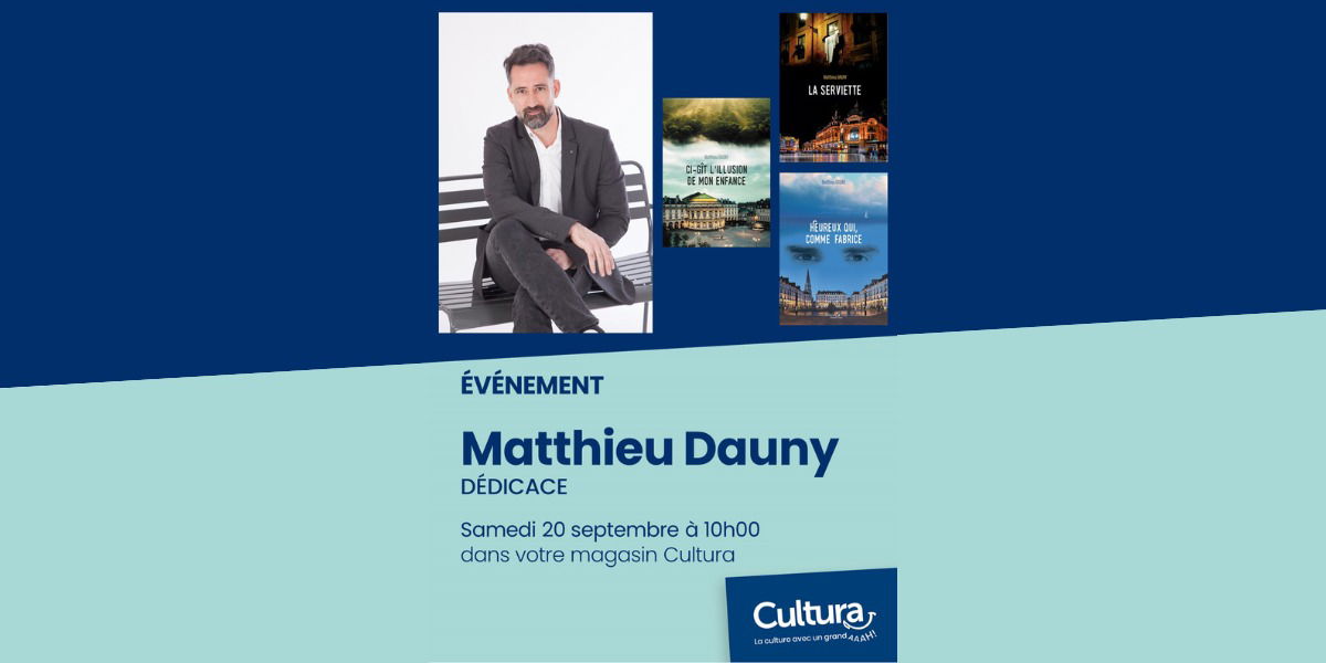 Dédicace avec Matthieu Dauny 