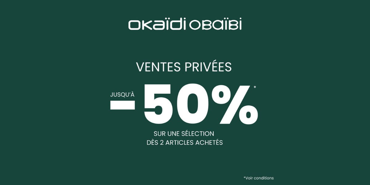 Ventes privées Okaïdi/Obaïbi