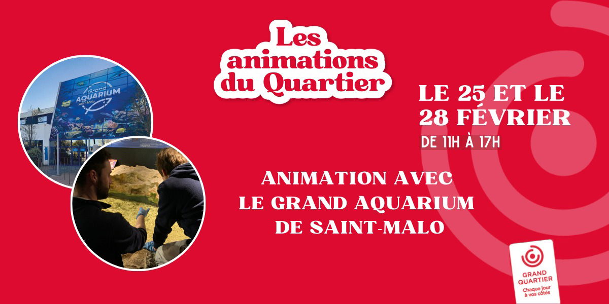 ANIMATION AVEC LE GRAND AQUARIUM DE SAINT-MALO