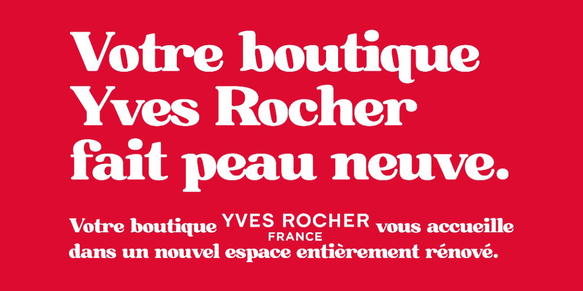 YVES ROCHER fait peau neuve