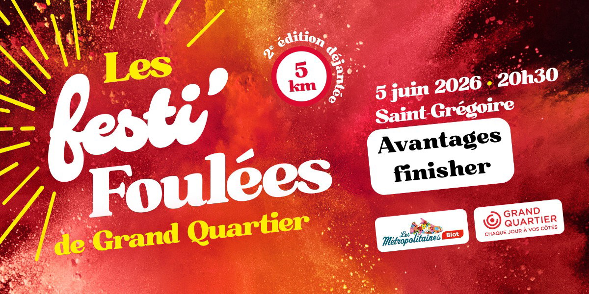 Avantages finisher - Festi'Foulées