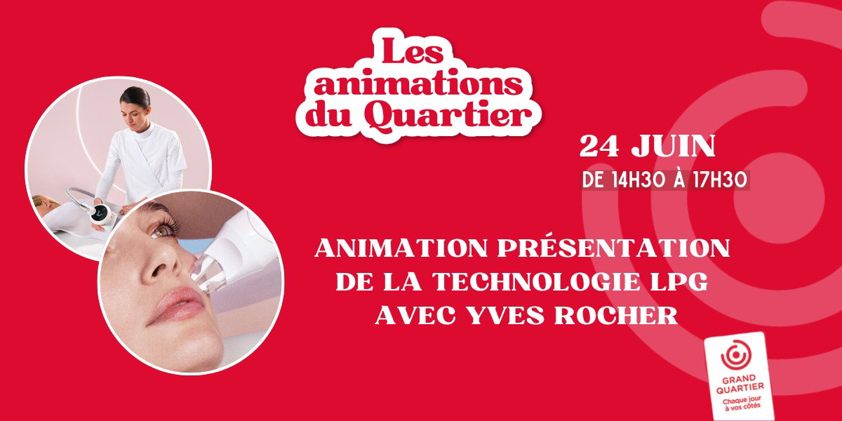 Animation avec Yves Rocher