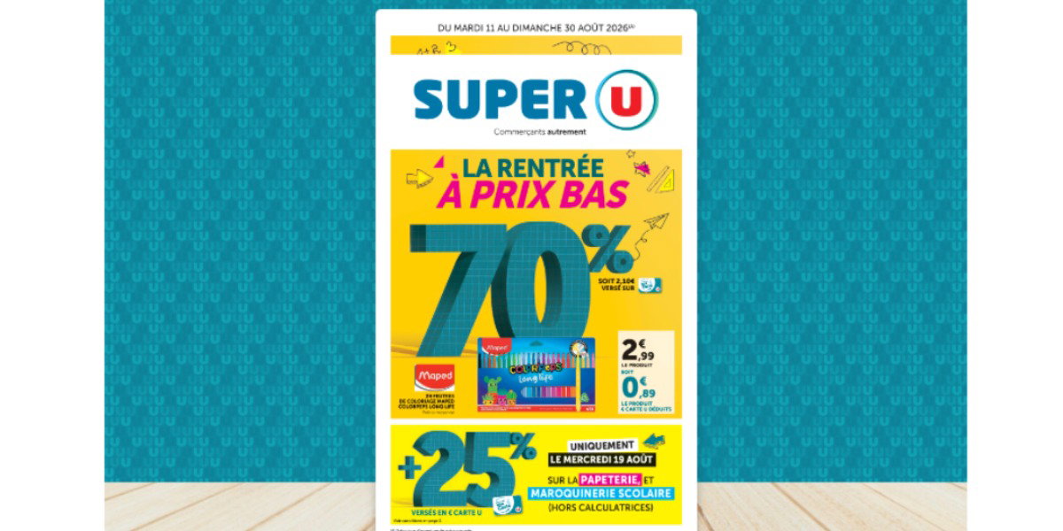 La rentrée à prix bas 