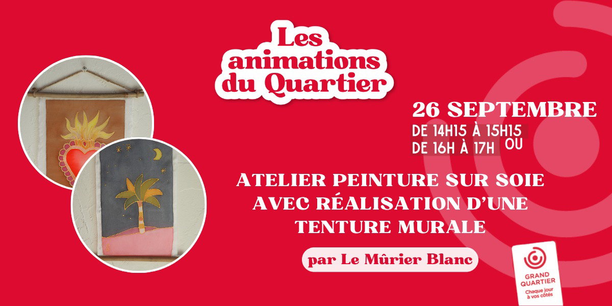 Atelier peinture sur soie