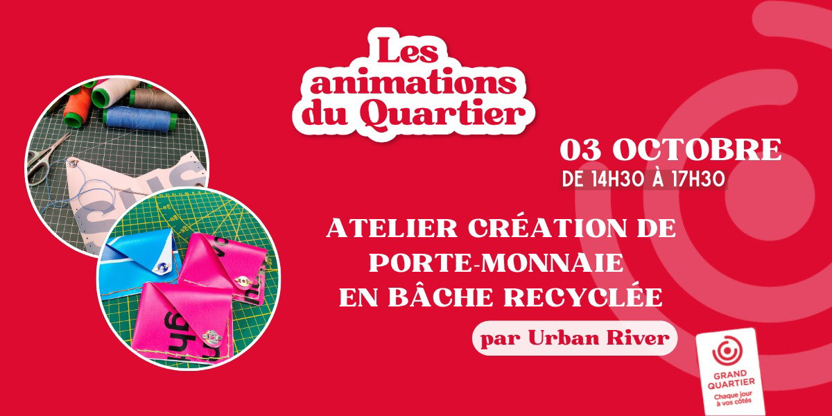 Atelier upcycling avec URBAN RIVER
